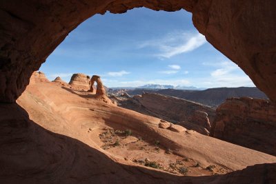 Delicate Arch from another arch