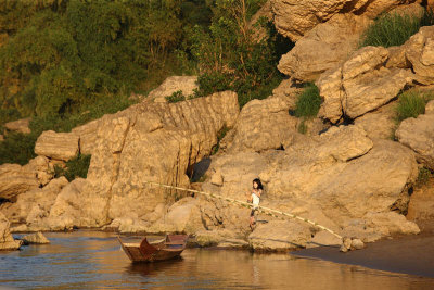 At Mekong River
