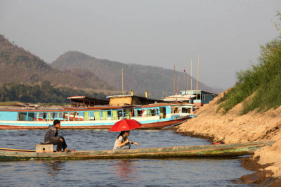 At Mekong River, the arrival