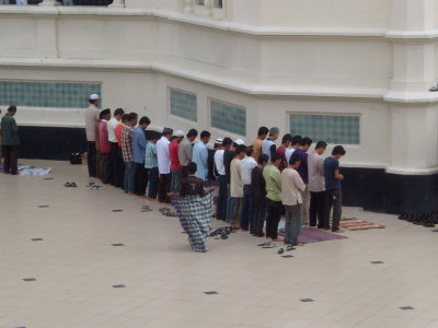 Prayer time in Medan