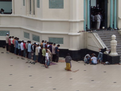 Prayer time in Medan
