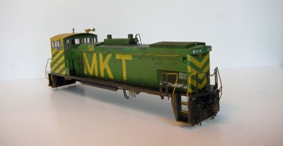 Front of unit showing weathering applied