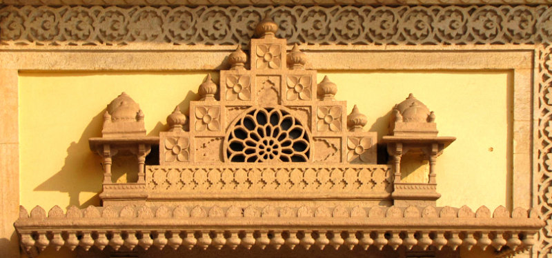 Carving Above Door