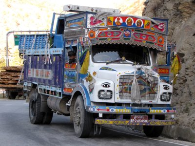 Typical Bhutanese Truck
