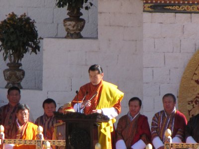 King Wangchuck speaks