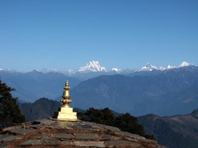 Himalaya Range in Bhutan