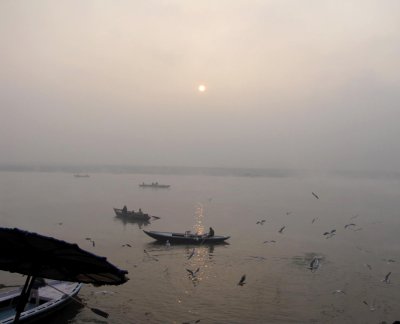 Morning on the River Ganges