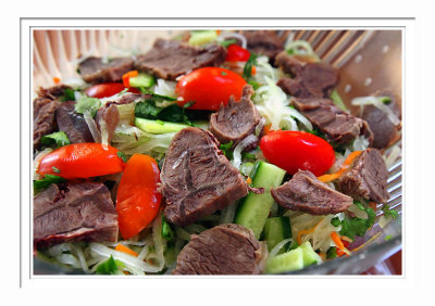 Papaya Beef Salad