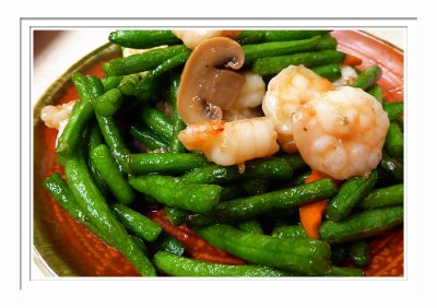 Green Beans & Shrimps