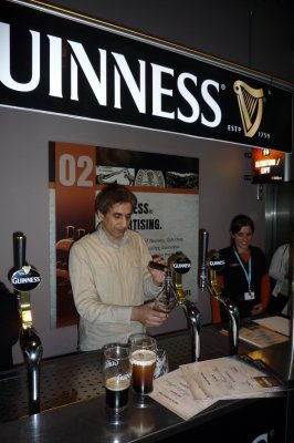 Guinness pouring test