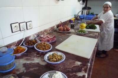 在Riad廚房做菜 Cook in a riad kitchen