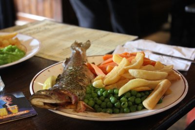 Trout dish is famous in Lake District 夏季限定彩虹鳟魚料理