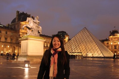 羅浮宮夜景 night shot of Louvre Museum