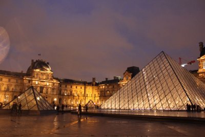 羅浮宮夜景 night shot of Louvre Museum