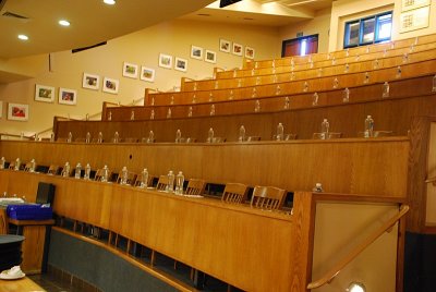 THIS IS WHERE THE STUDENTS SIT DURING A LECTURE OR DEMONSTRATION