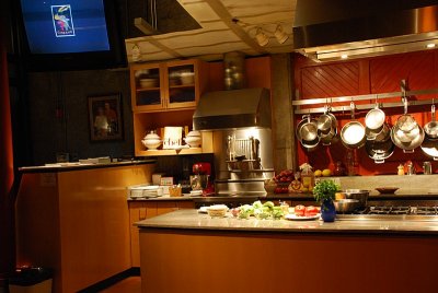 THIS WAS THE DEMONSTRATION KITCHEN AT CIA