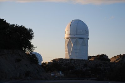 THE MAYALL TELESCOPE AT SUNSET