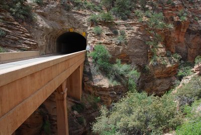 THIS IS THE EASTERN EXIT OF THE CARMEL-ZION TUNNEL