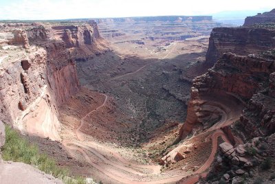 AT THE BOTTOM OF THIS CANYON IS THE GREEN RIVER-THE PATH LEWIS AND CLARK TOOK TO THE GRAND CANYON