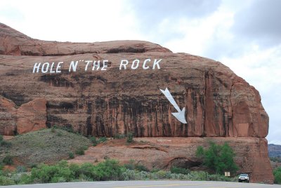 WE CAME UPON THIS UGLY EXAMPLE OF COMMERCIAL GRAFITTI AS WE DROVE TO THE NEEDLES-THE SOUTHERN MOST REGION OF CANYONLANDS