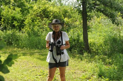 SARA IS TRULY AN EXCELLENT BIRD WATCHER AND CAN SPOT A NEW SPECIES BEFORE ANYONE ELSE IN THE GROUP
