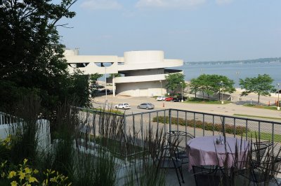THIS VIEW OF THE MONONA TERRACE CONVENTION CENTER WAS OUR FAVORITE