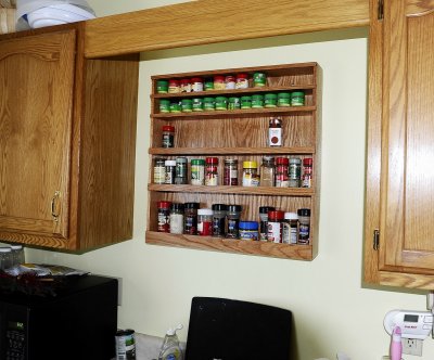 AND THIS HUGE RACK ABOVE THE SINK