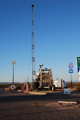 SOME OF THE OBSERVATION TOWERS AT THE CHECKPOINT
