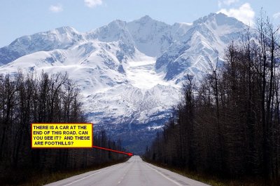 THIS WILL GIVE YOU AN IDEA OF HOW BIG THE COUNTRYSIDE REALLY IS IN ALASKA-HARD TO DESCRIBE