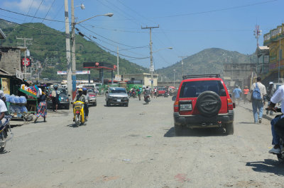 Driving through Cap Haitian