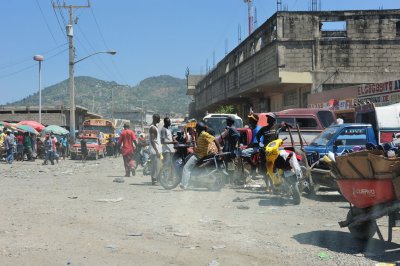 Driving through Cap Haitian