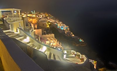 Night Oia. Santorini