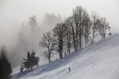 Morning mist on Zell Am See