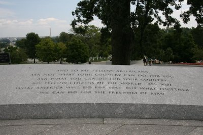 John F. Kennedy burial site at Arlington National Cemetery