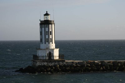 Lighthouse - leaving Port of Los Angeles