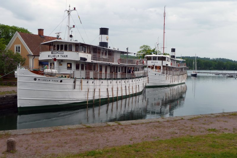 At Motala we meet one of the other ships of the shipping company, the Diana