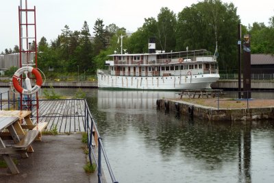 Rain at the Trollhattan Canal Museum