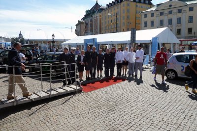 A farewell from the crew at Skeppsbrokajen, Stockholm