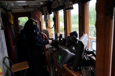 Entering the Trollhattan locks