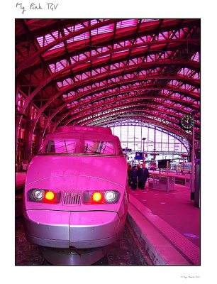 my pink TGV