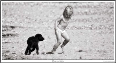 Black and White