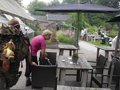 Laatste bekende locatie van Wolfje en Berend; de kasteeltuin die ....