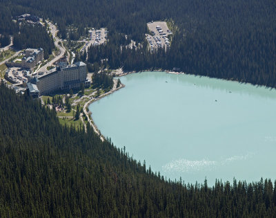 Lake Louise from Little Beehive