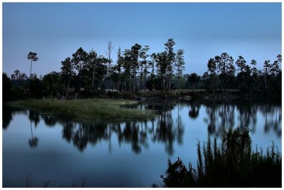 Lake Lagoni at dusk