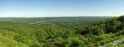 Looking at Pennsylvania from Route 84 Lookout Area