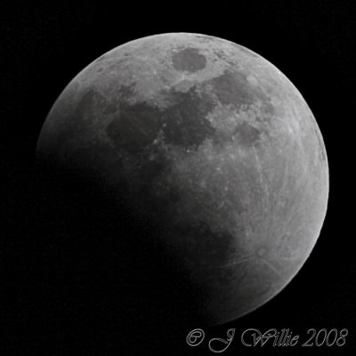 Lunar Eclipse: February 20, 2008, 9:00 PM EST