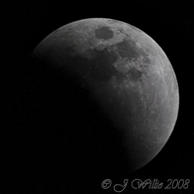 Lunar Eclipse: February 20, 2008, 9:12 PM EST