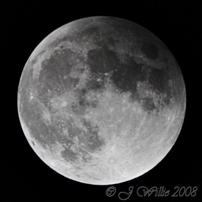 Lunar Eclipse: February 21, 2008, 12:17 AM EST