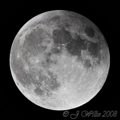 Lunar Eclipse: February 21, 2008, 12:25 AM EST