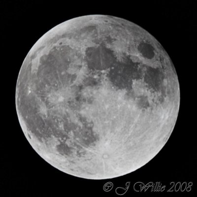 Lunar Eclipse: February 21, 2008, 12:34 AM EST